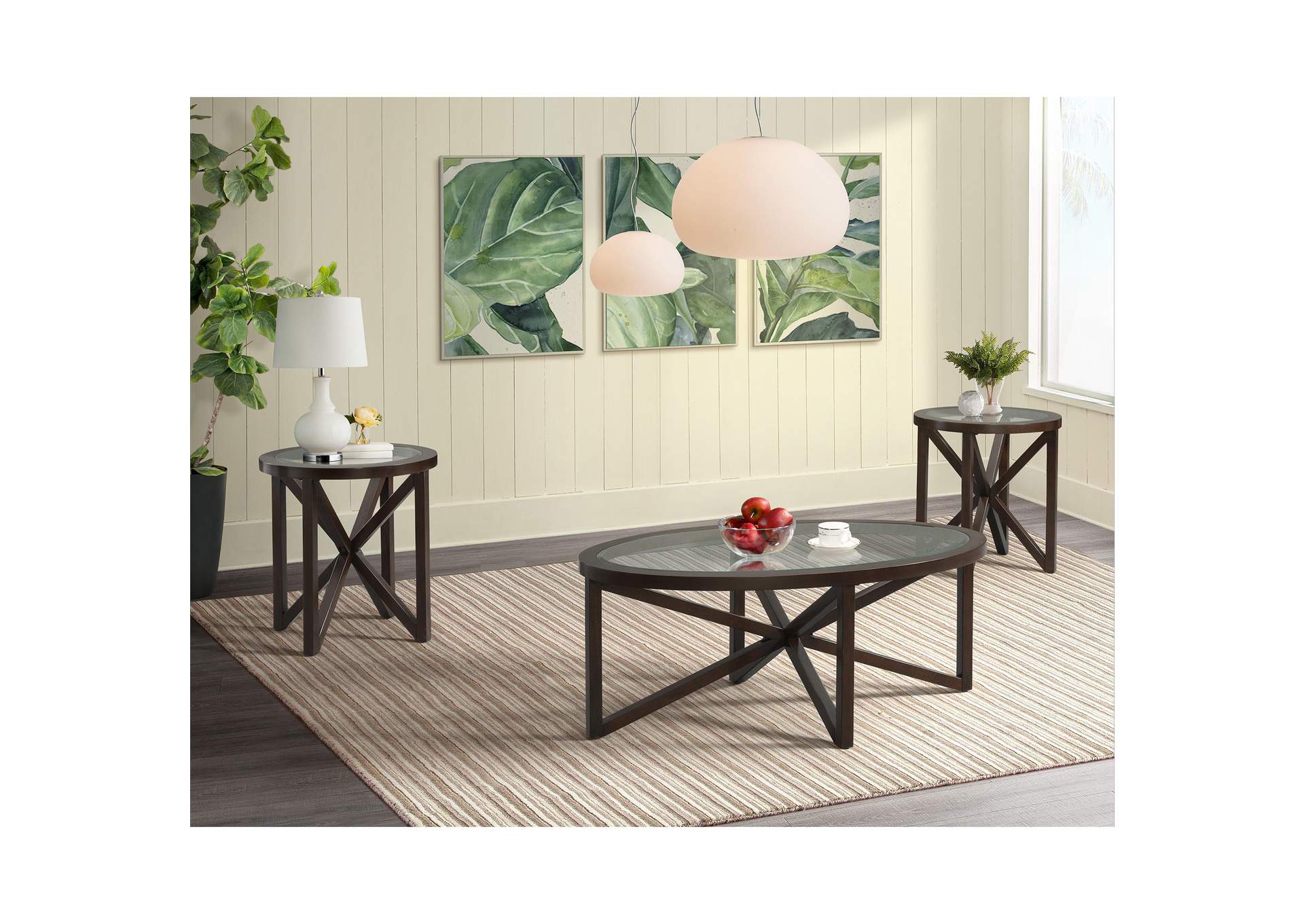 Sandie 3 Piece Occasional Table Set Set image 1