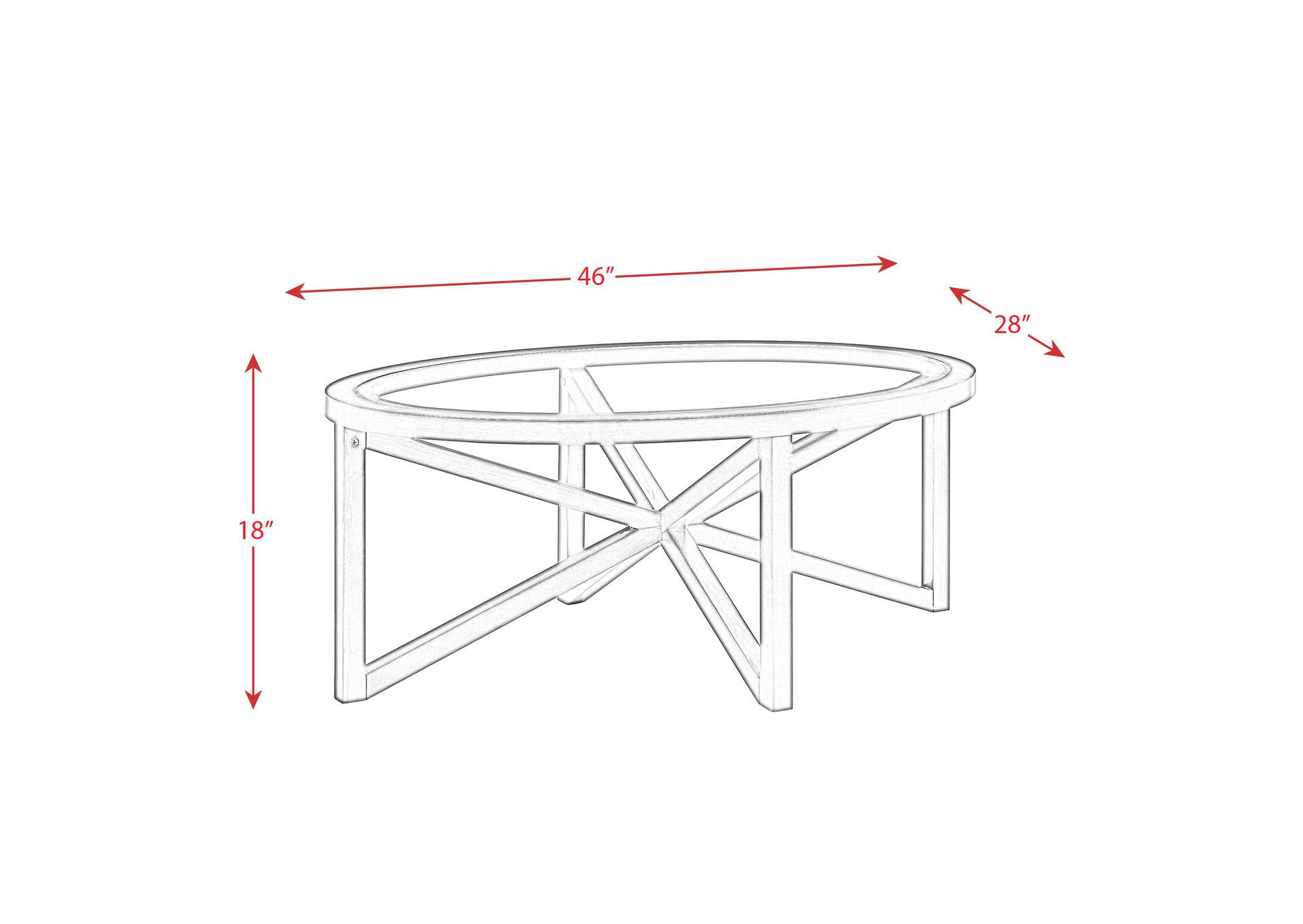 Sandie 3 Piece Occasional Table Set Set image 9