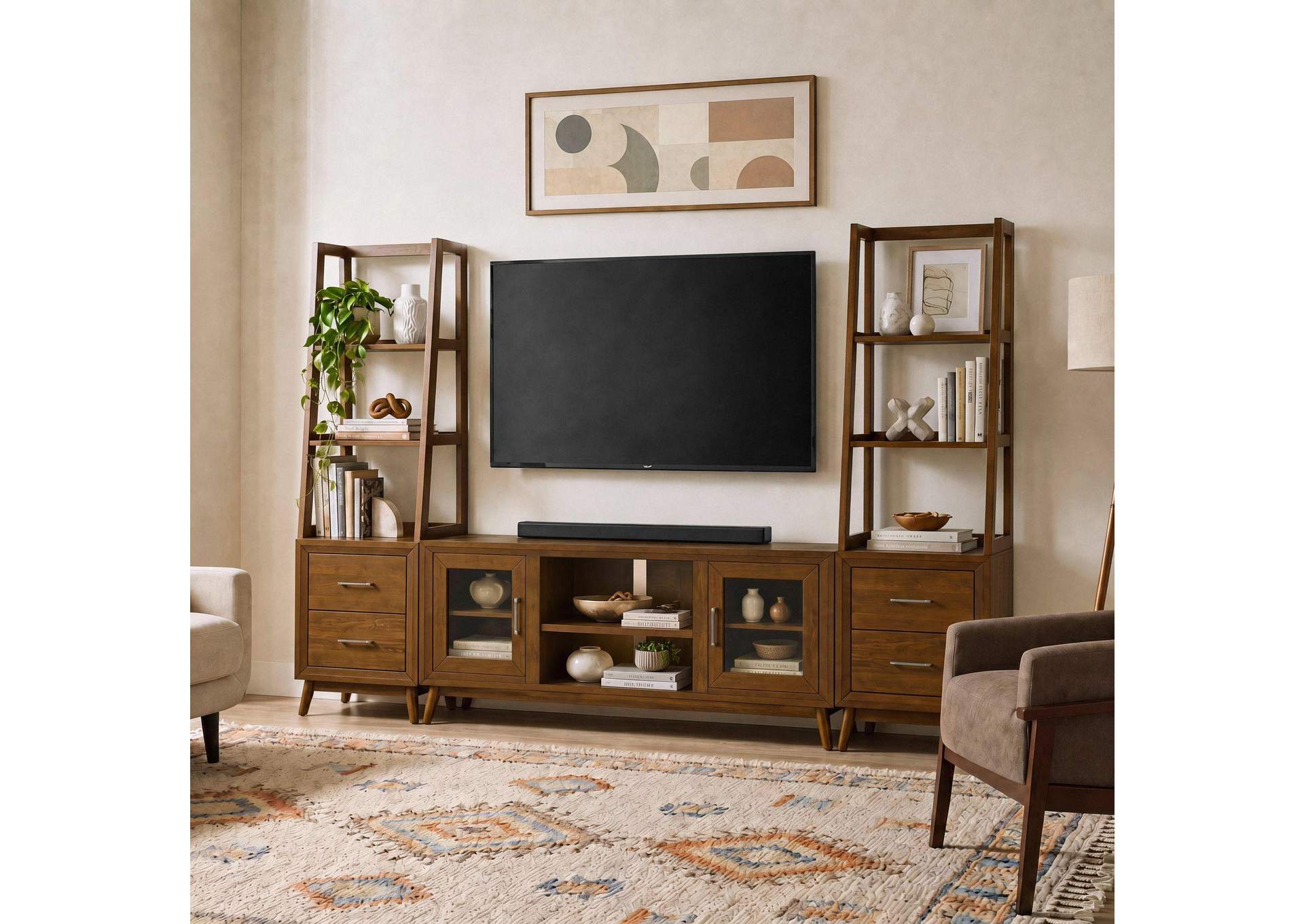 Santa Barbara 2 - Drawer Cabinet In Walnut image 1
