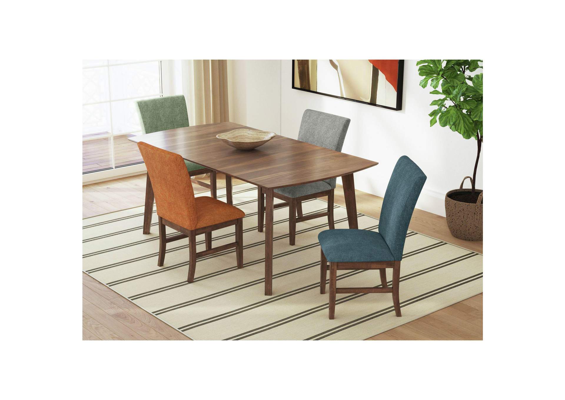 Santa Barbara Rectangular Dining Table In Walnut image 1