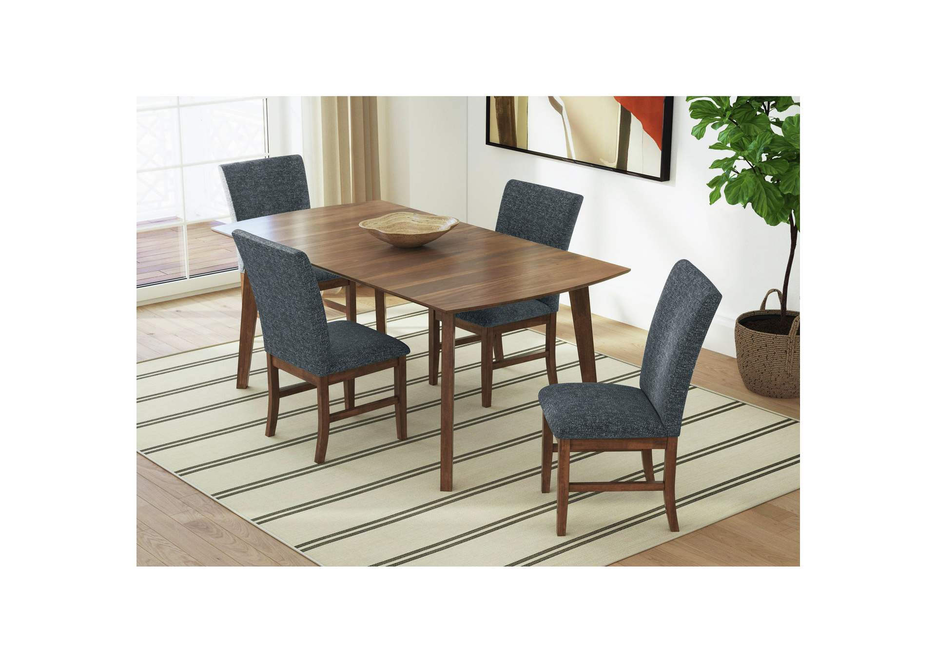 Santa Barbara Rectangular Dining Table In Walnut image 1