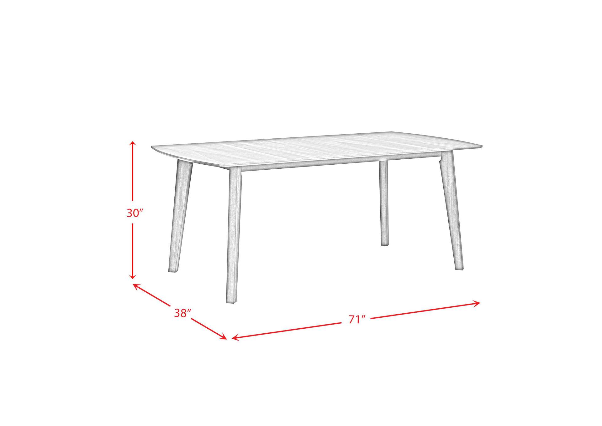 Santa Barbara Rectangular Dining Table In Walnut image 5