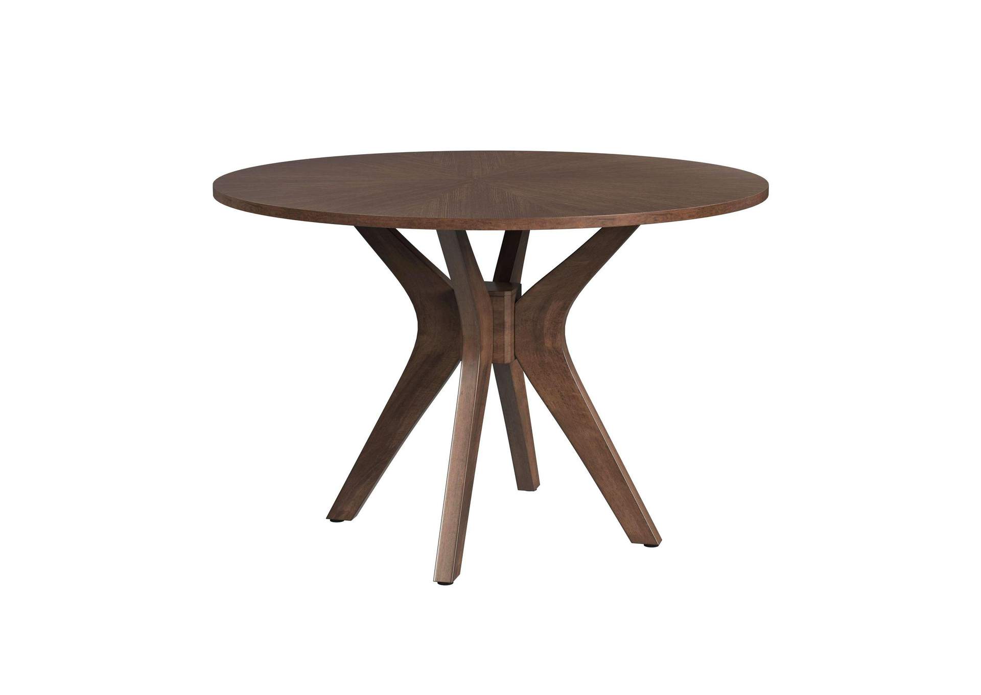 Santa Barbara Round Dining Table In Walnut image 3
