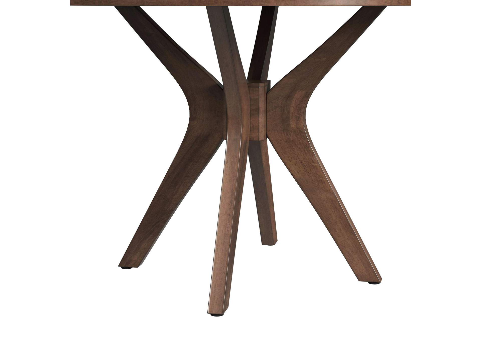 Santa Barbara Round Dining Table In Walnut image 6