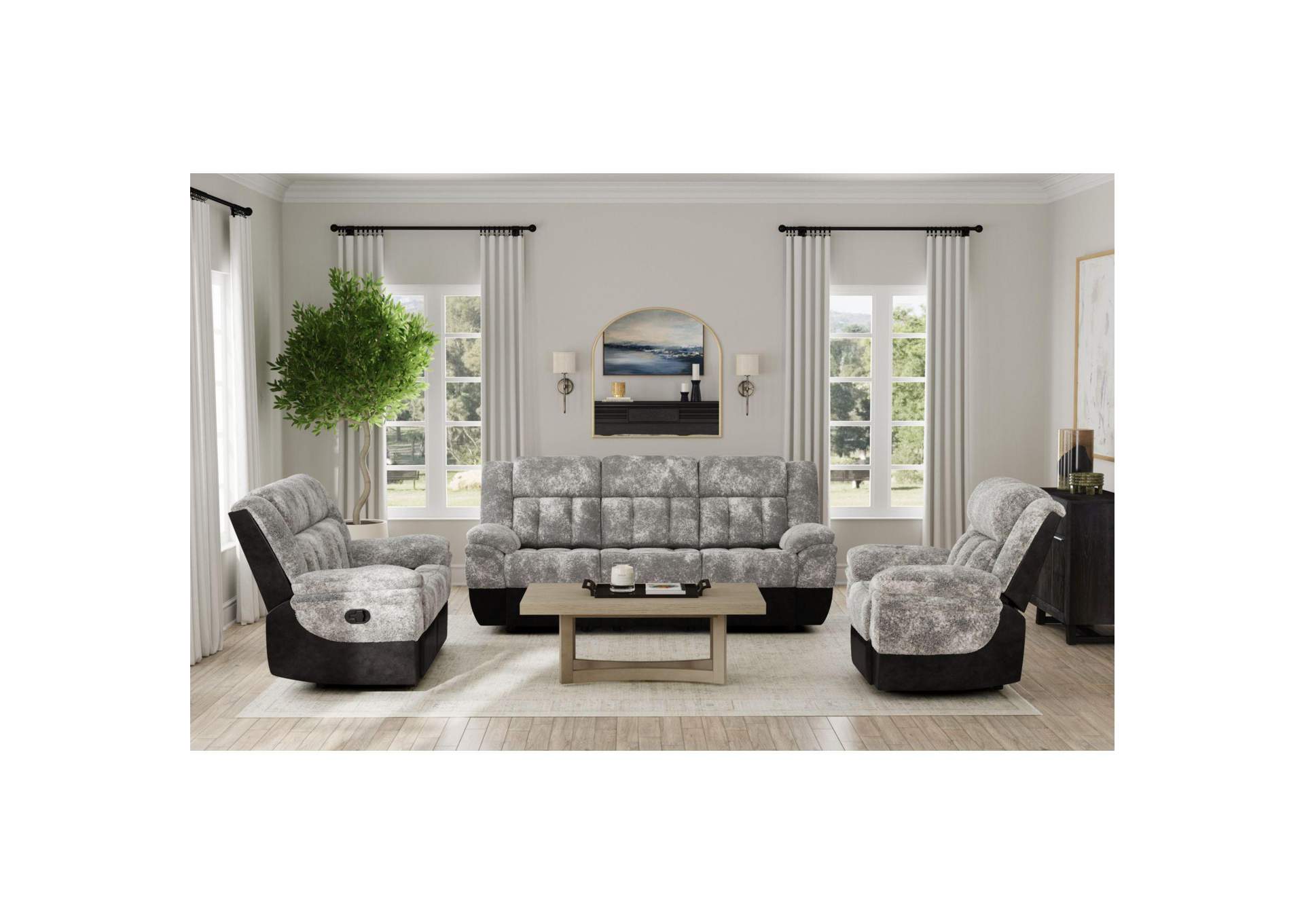 Santorini Motion Sofa In Dillon - Shire Grey image 1
