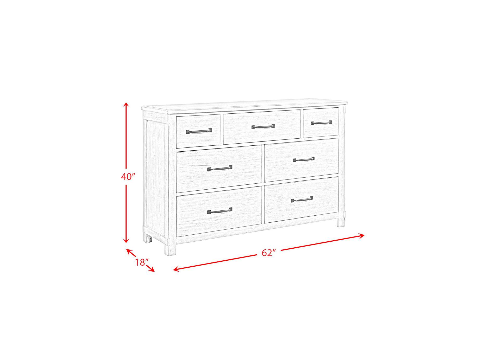 Scott Dresser White Finish image 7