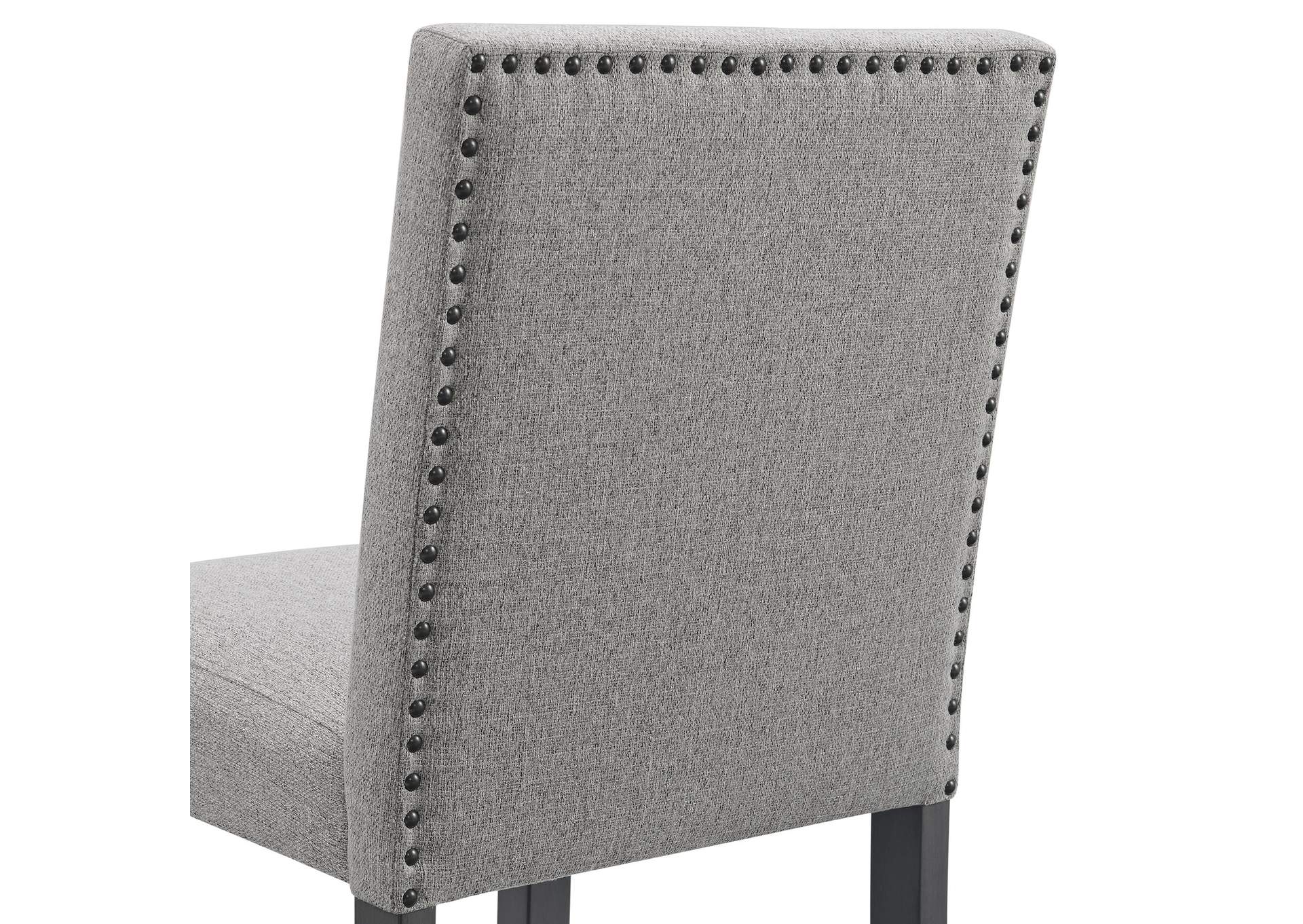Seneca Counter Side Chair With Grey Fabric In Grey 2 Per Carton image 5