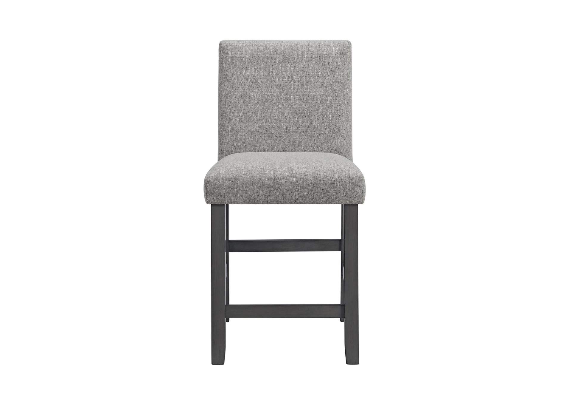 Seneca Counter Side Chair With Grey Fabric In Grey 2 Per Carton image 11