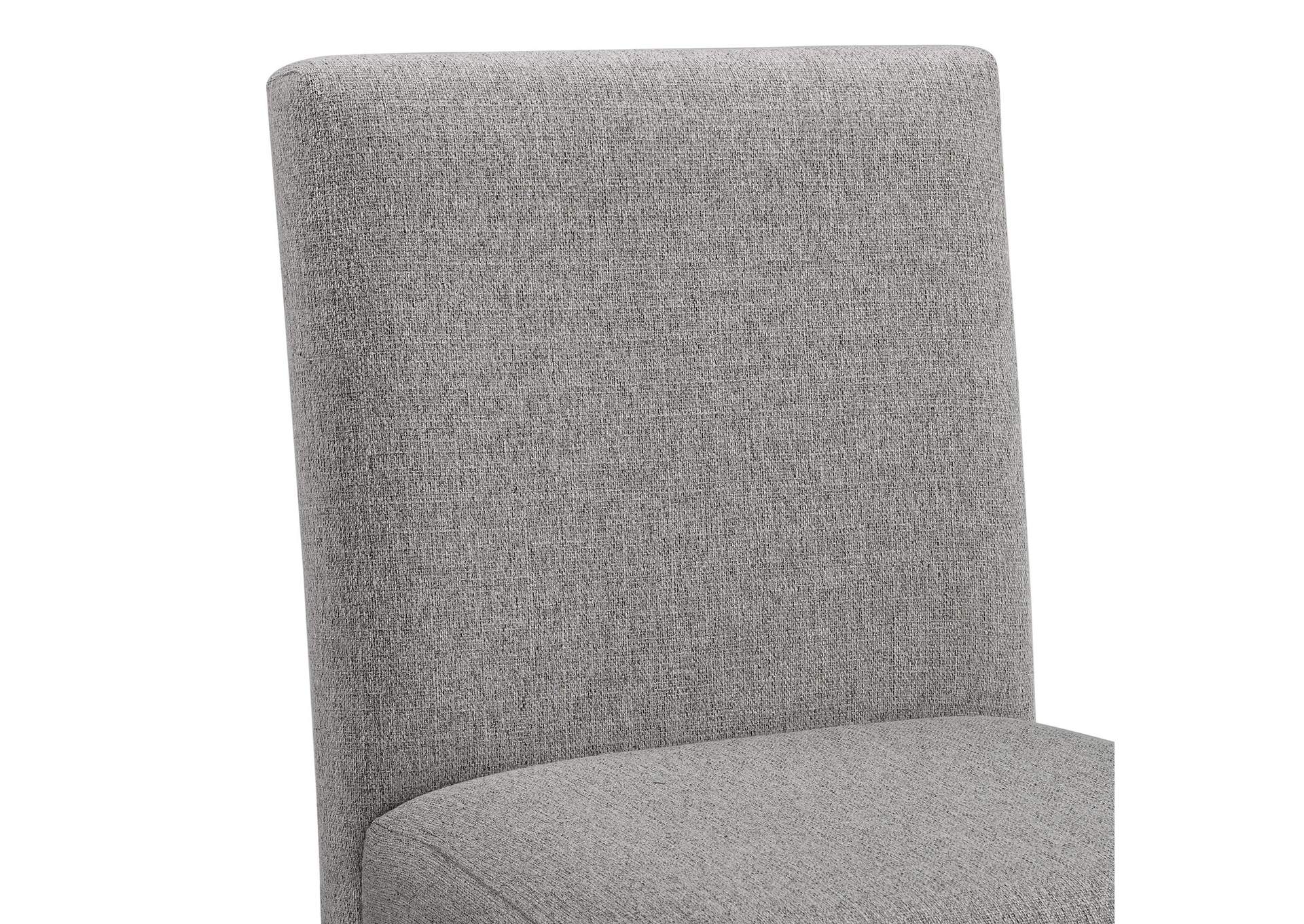 Seneca Counter Side Chair With Grey Fabric In Grey 2 Per Carton image 4