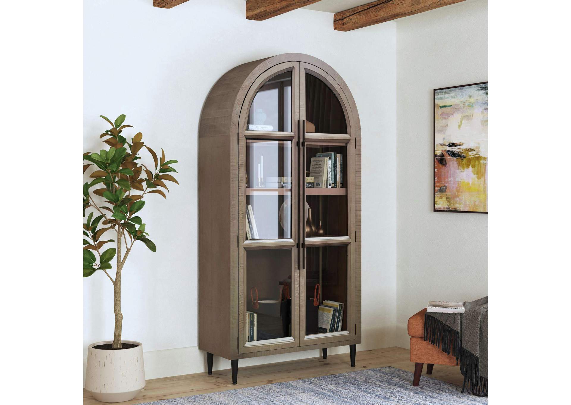 Seraphina Bookcase In Natural image 1