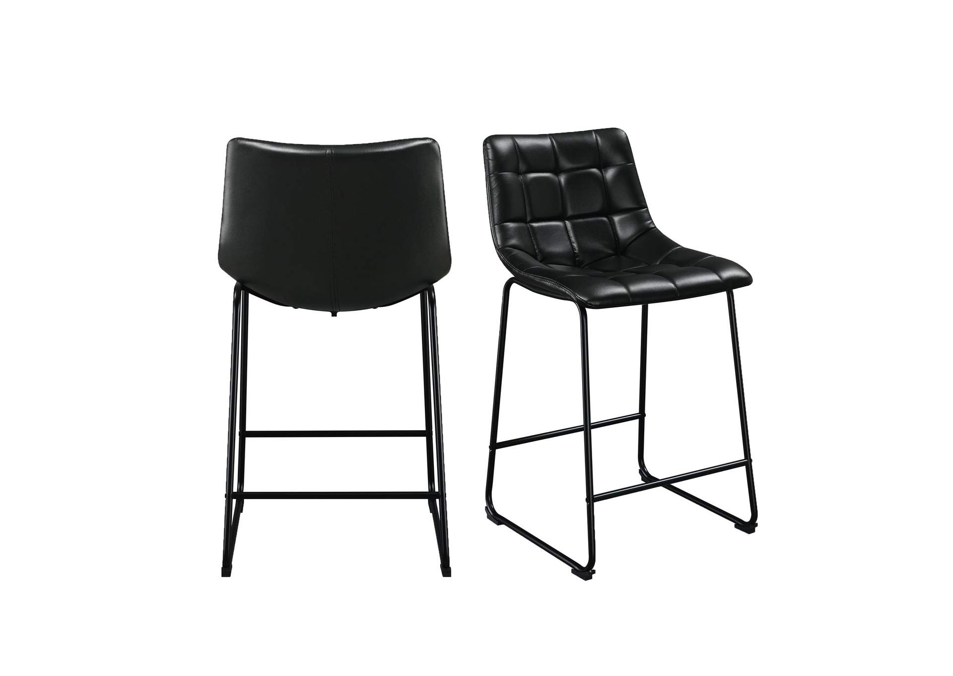 Seth 25 Distressed Black Counter Stool 2 Per Carton image 3