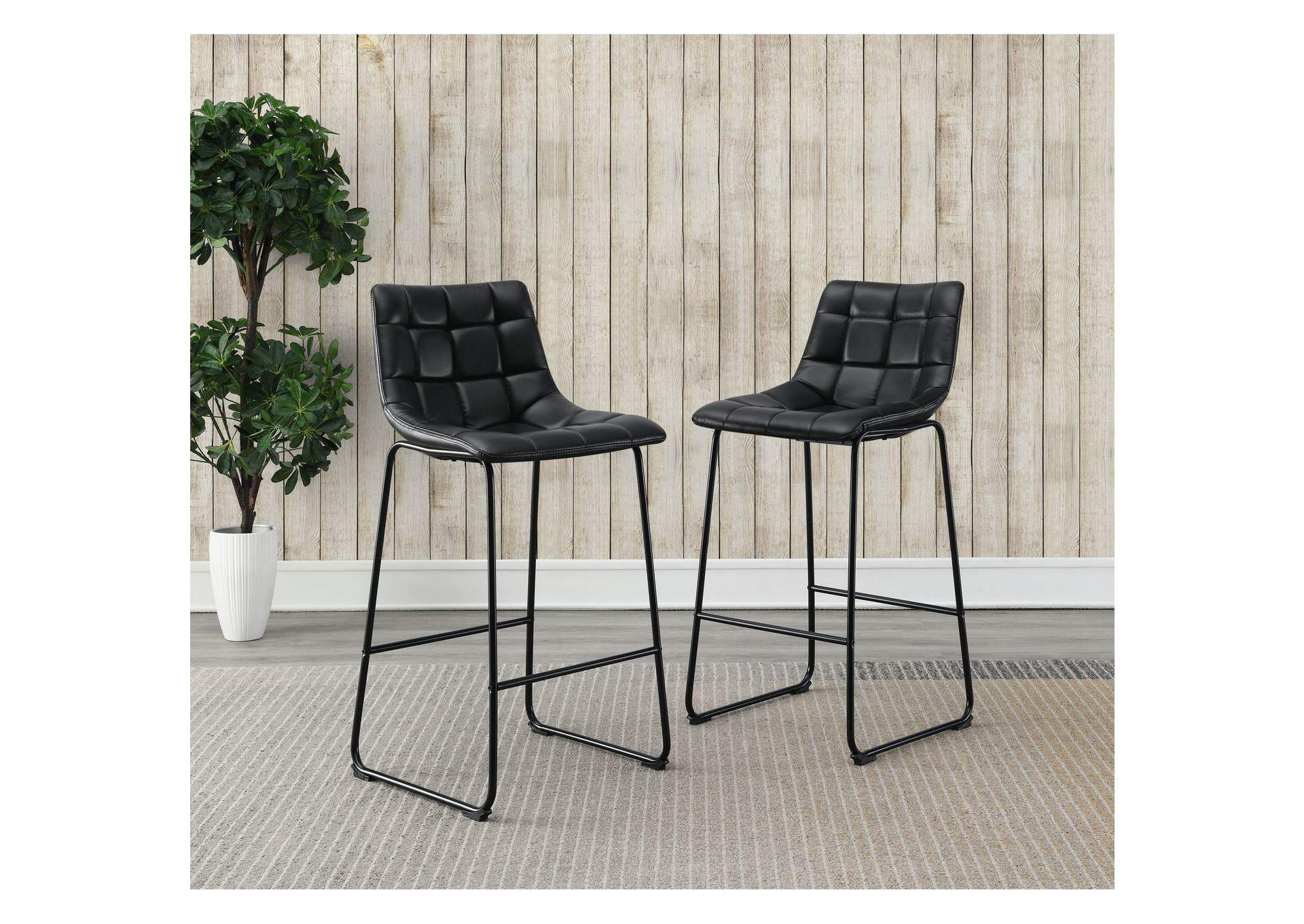 Seth Qsd6099 - 5B 30 Distressed Black Bar Stool 2 Per Carton image 1