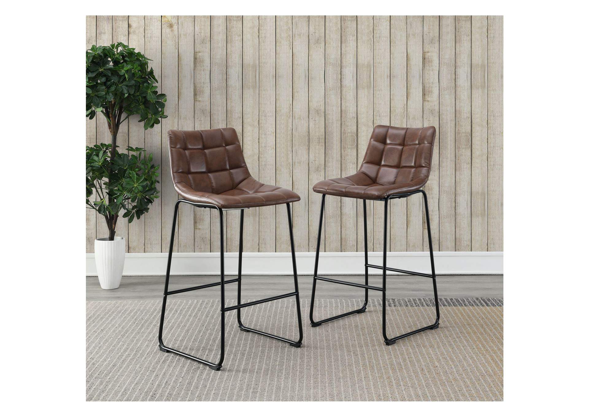 Seth Qsd6099 - 5B 30 Distressed Cappuccino Bar Stool 2 Per Carton image 1