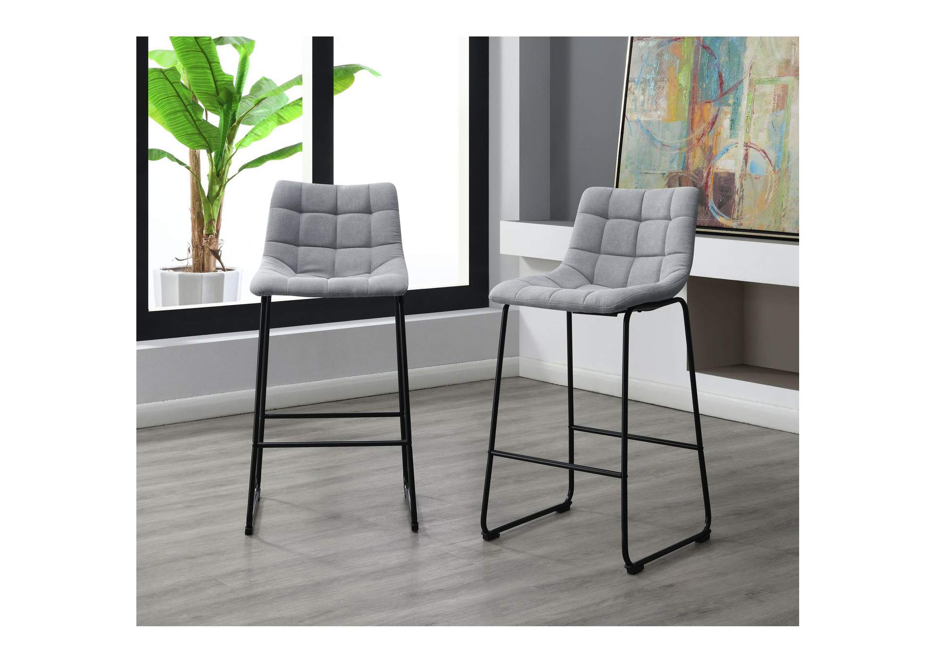 Seth Qsd6099 - 5B 30 Linen Grey Bar Stool 2 Per Carton image 1