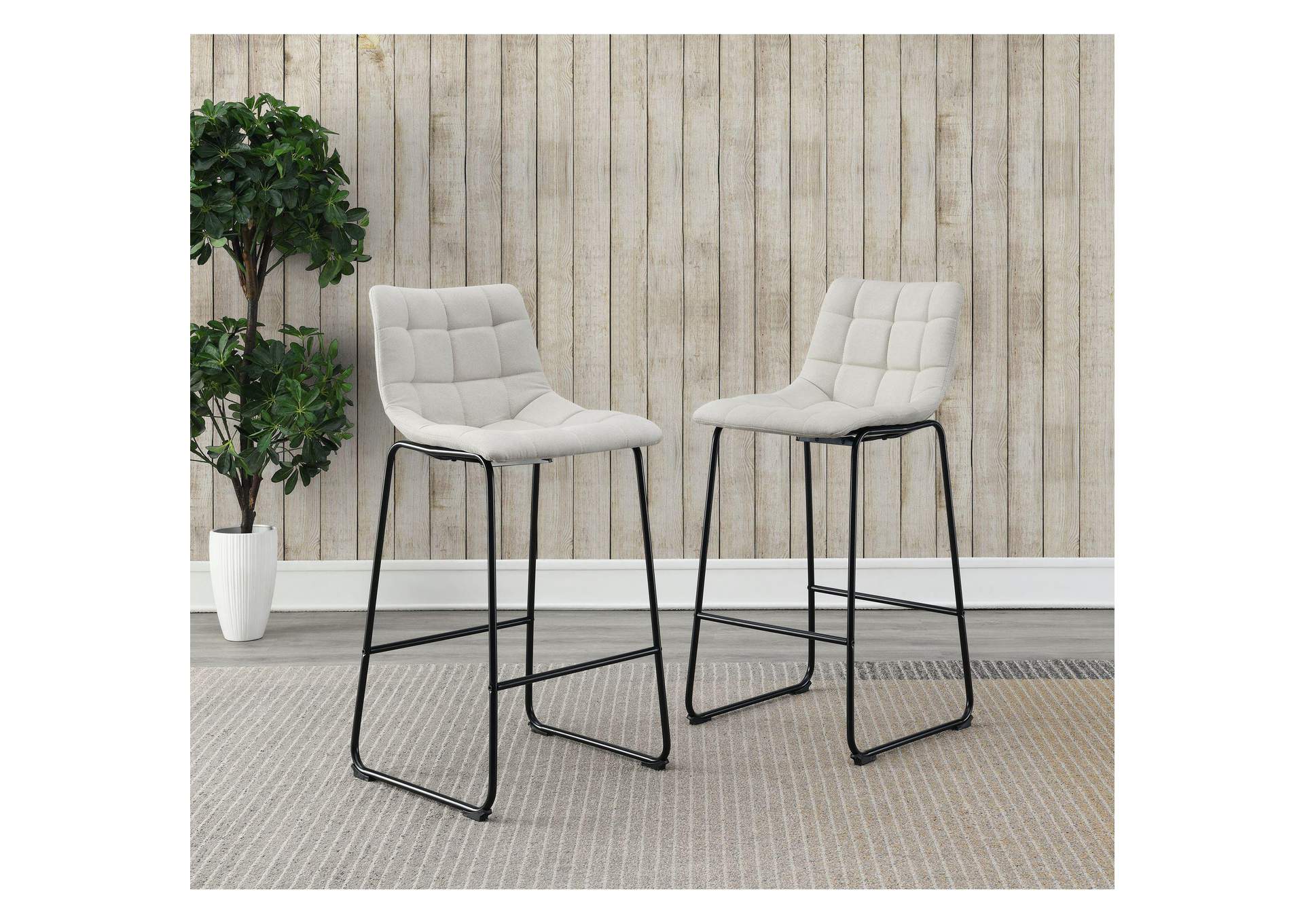 Seth Qsd6099 - 5B 30 Linen White Bar Stool 2 Per Carton image 1