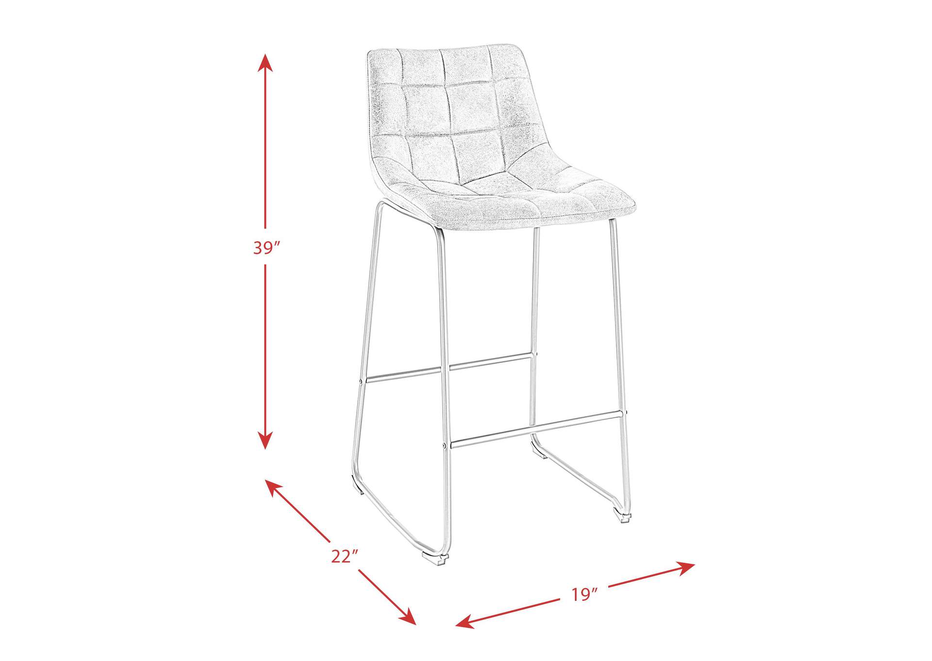 Seth Qsd6099 - 5B 30 Brown Bar Stool 2 Per Carton image 6