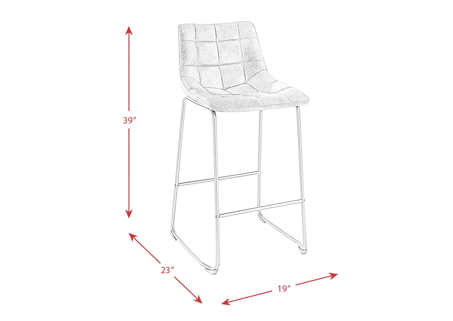 Seth Qsd6099 - 5B 30 Distressed Black Bar Stool 2 Per Carton image 7