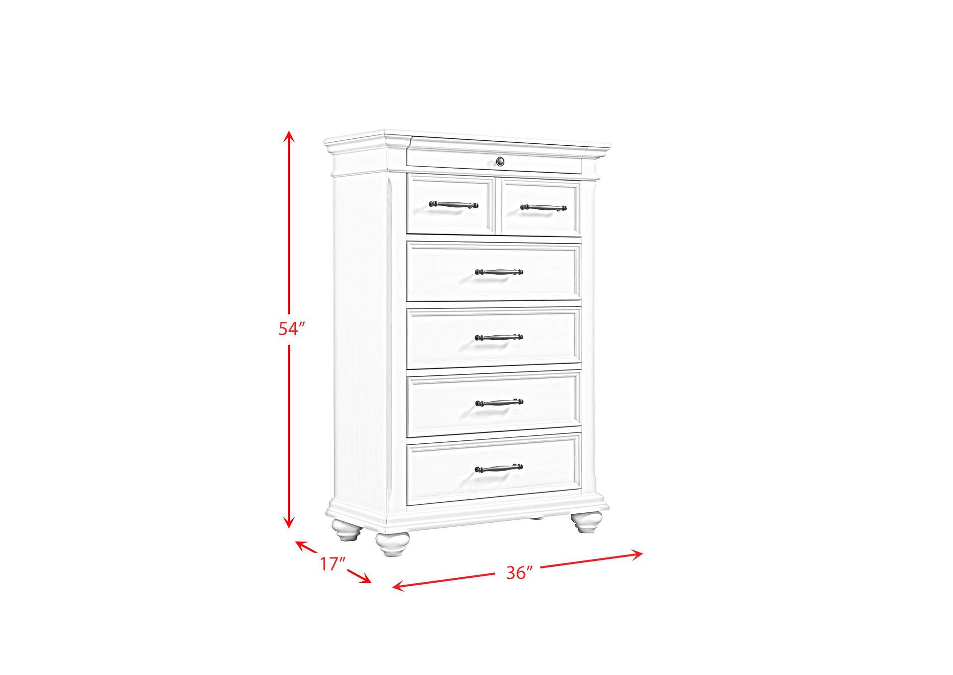 Slater Chest In Antique White image 7