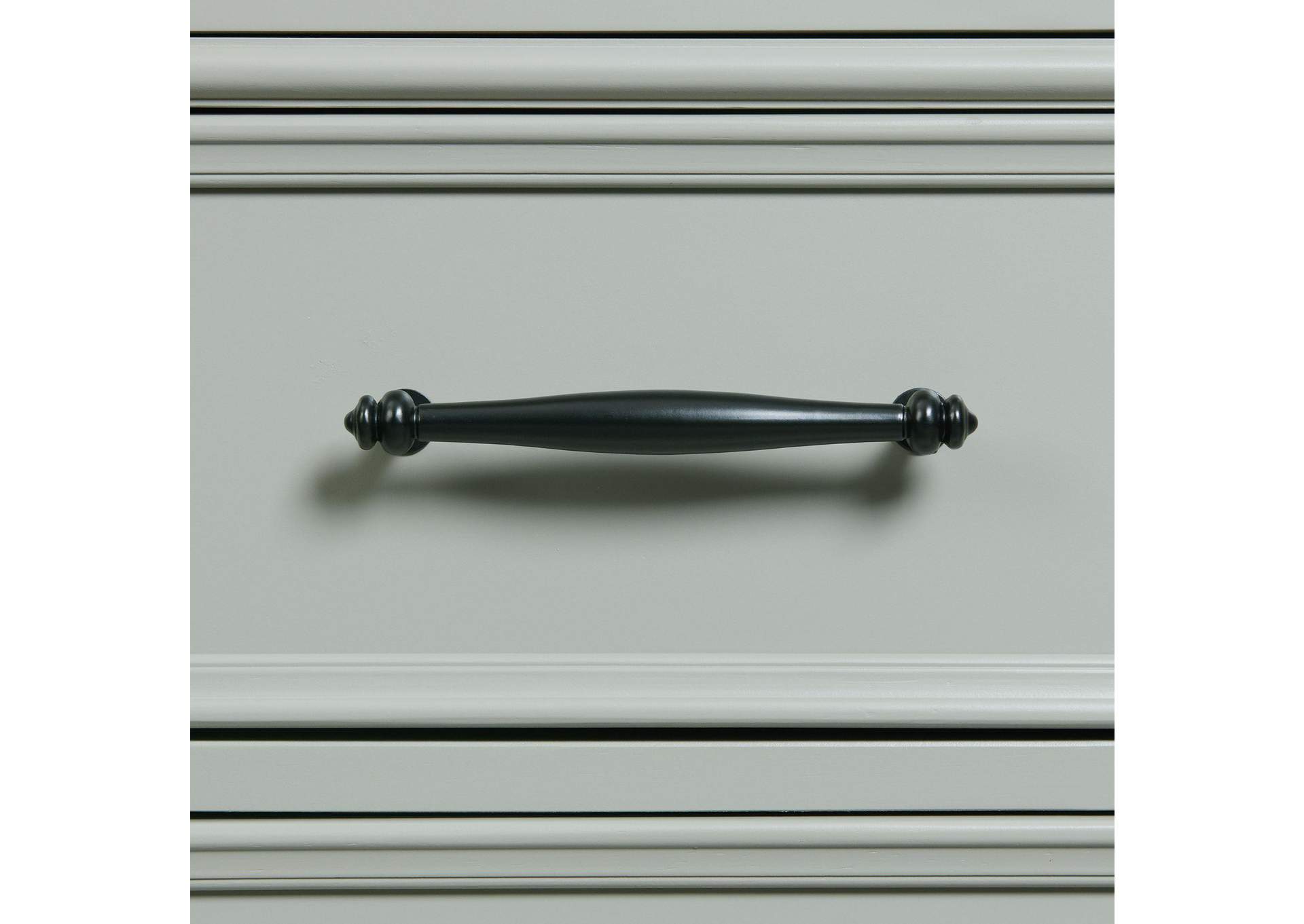 Slater Nightstand With USB Grey image 9