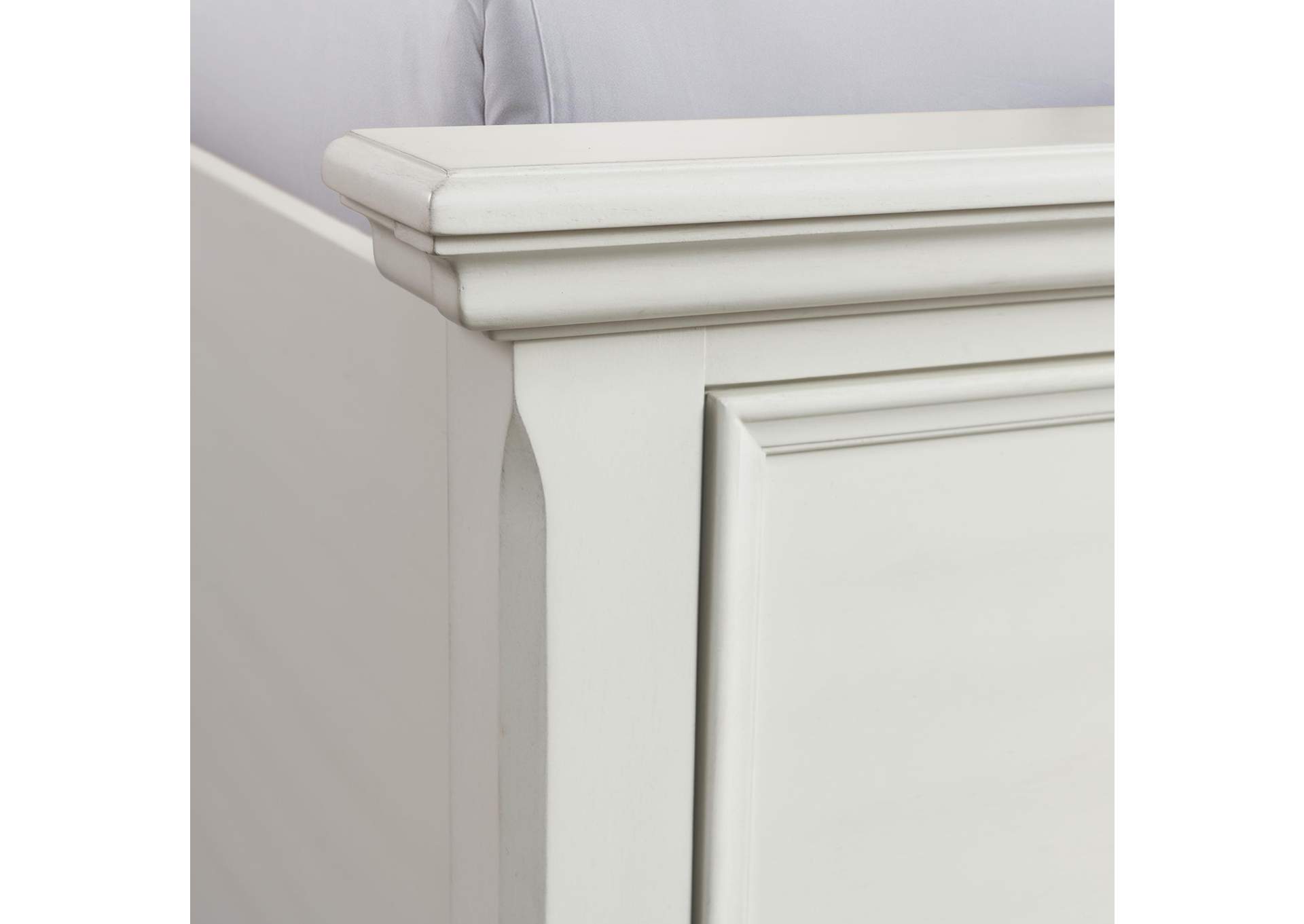 Slater King Bed In Antique White image 6