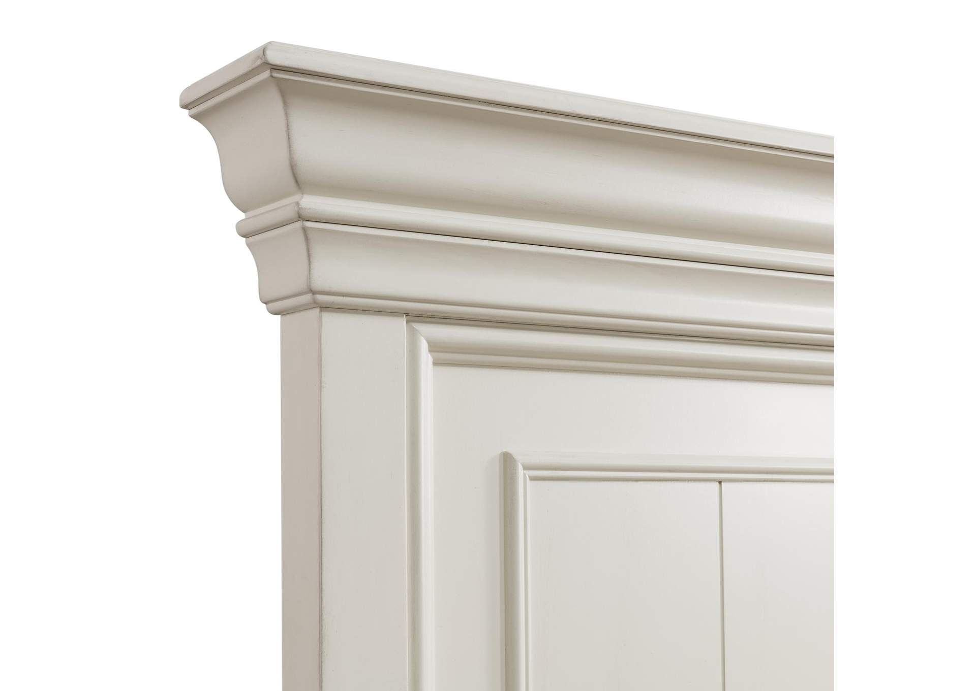 Slater King Bed In Antique White image 4