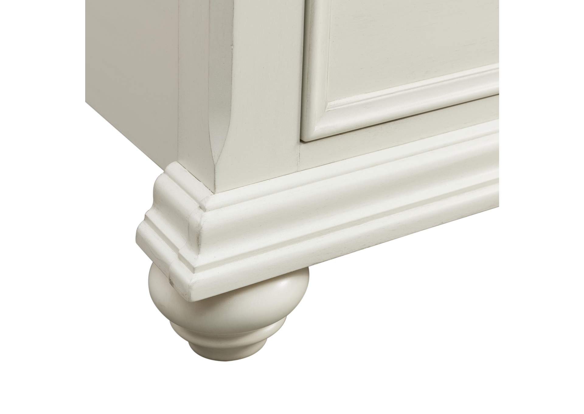 Slater King Bed In Antique White image 8