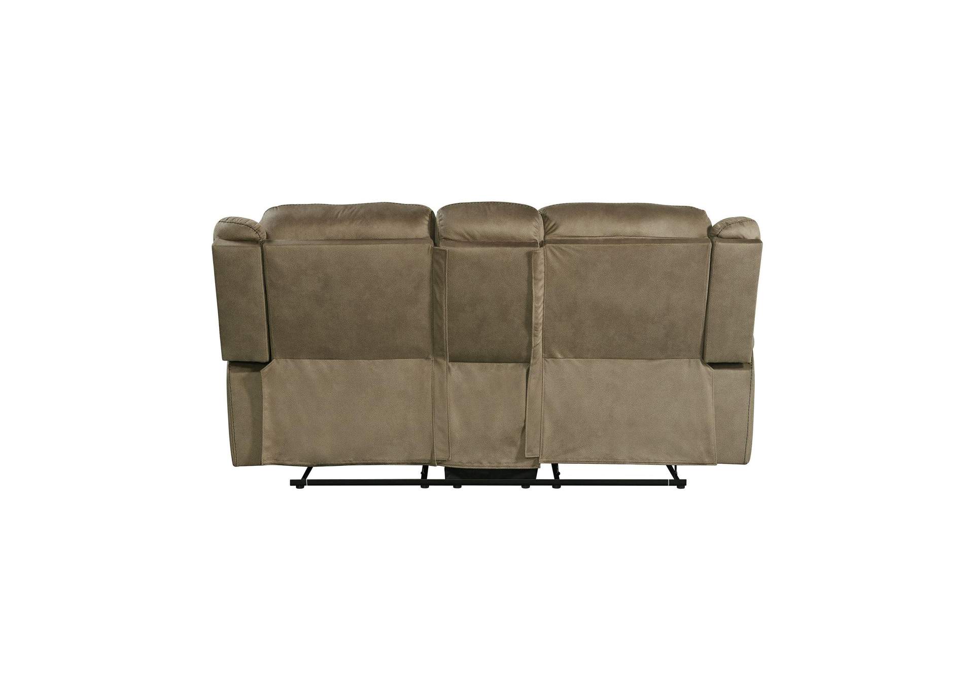 Sorrento Motion Loveseat With Console In T101 Brown image 12