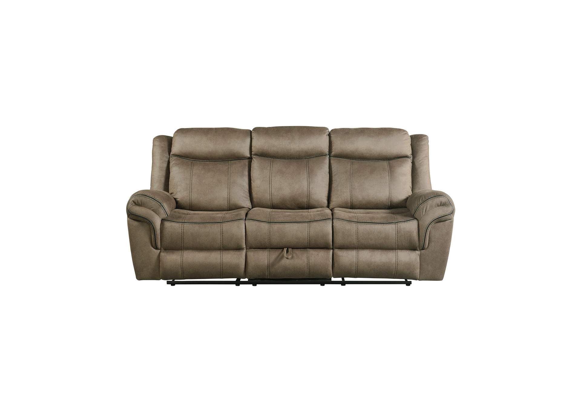 Sorrento Motion Sofa With Dropdown In T101 Brown image 10