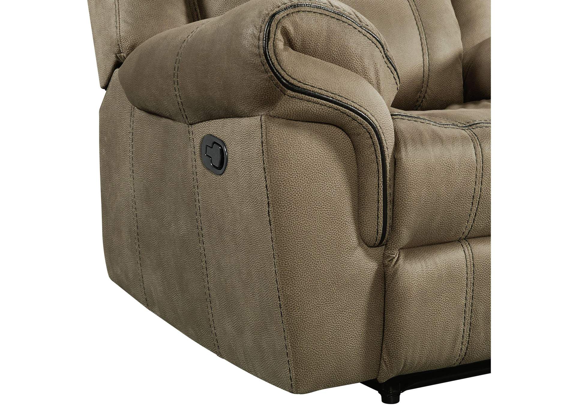 Sorrento Motion Loveseat With Console In T101 Brown image 6
