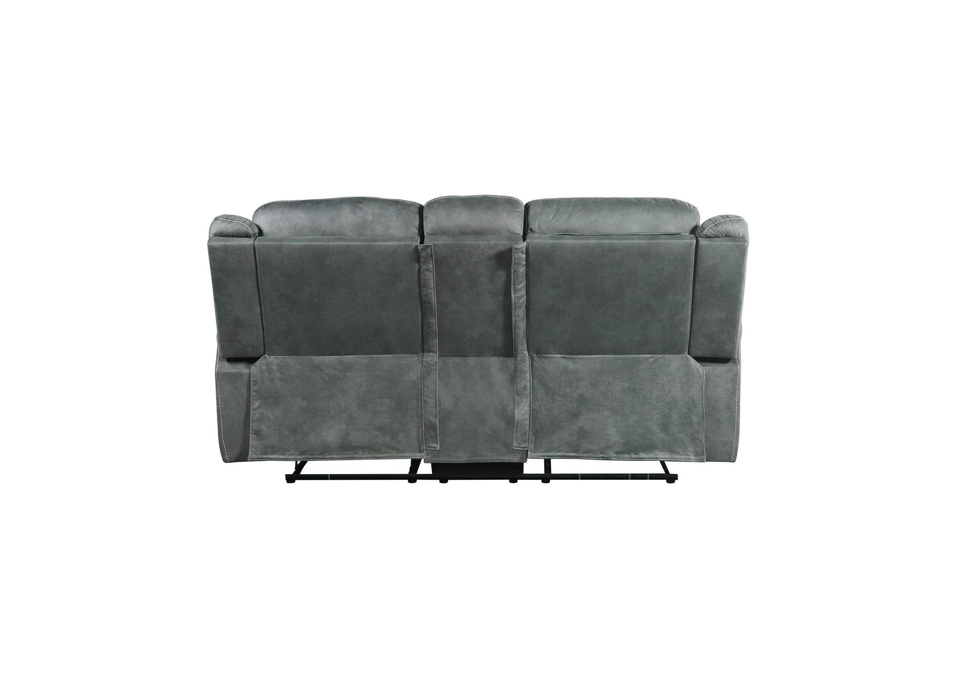 Sorrento Motion Loveseat With Console In Fb367 Charcoal image 9