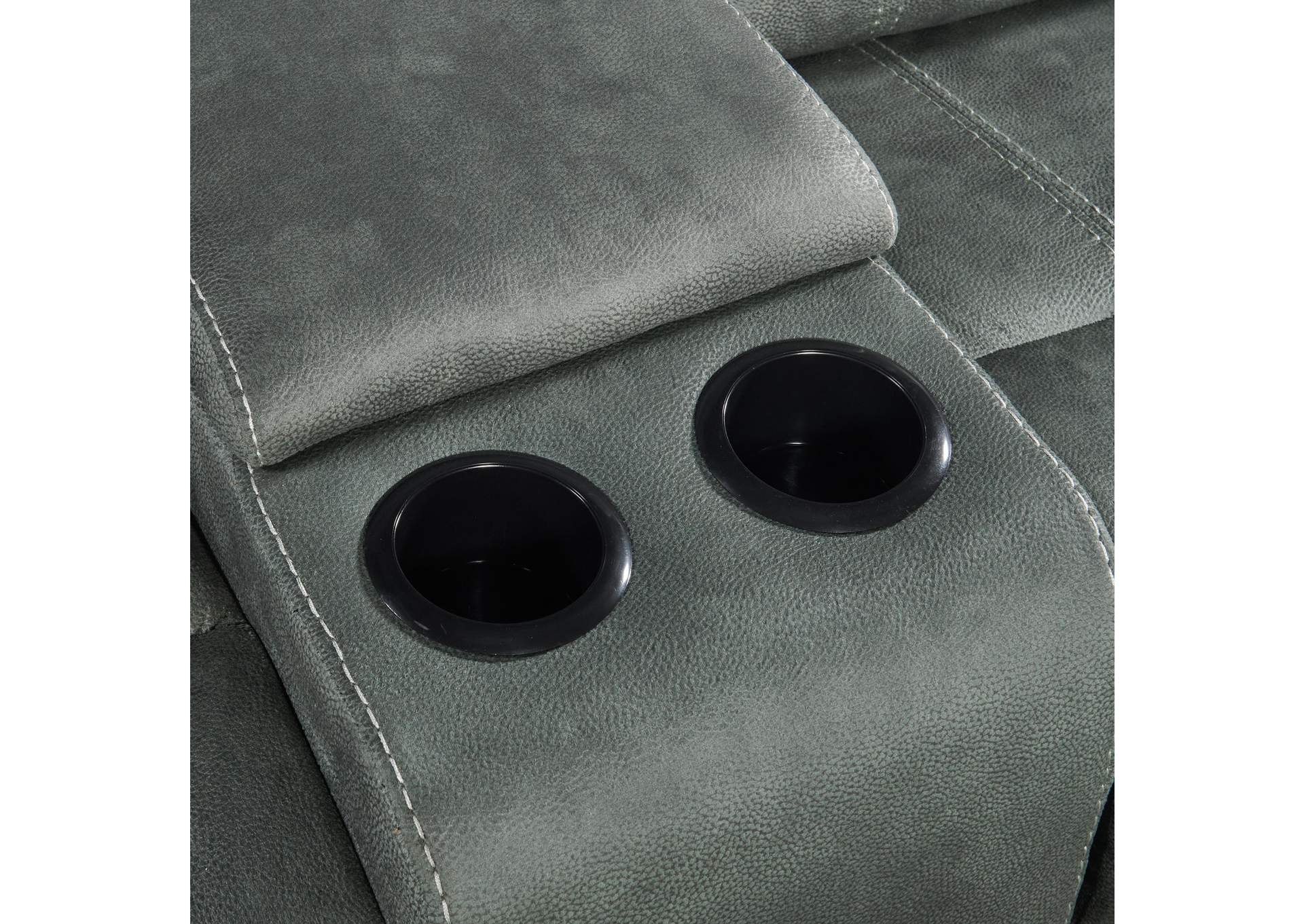 Sorrento Motion Loveseat With Console In Fb367 Charcoal image 5