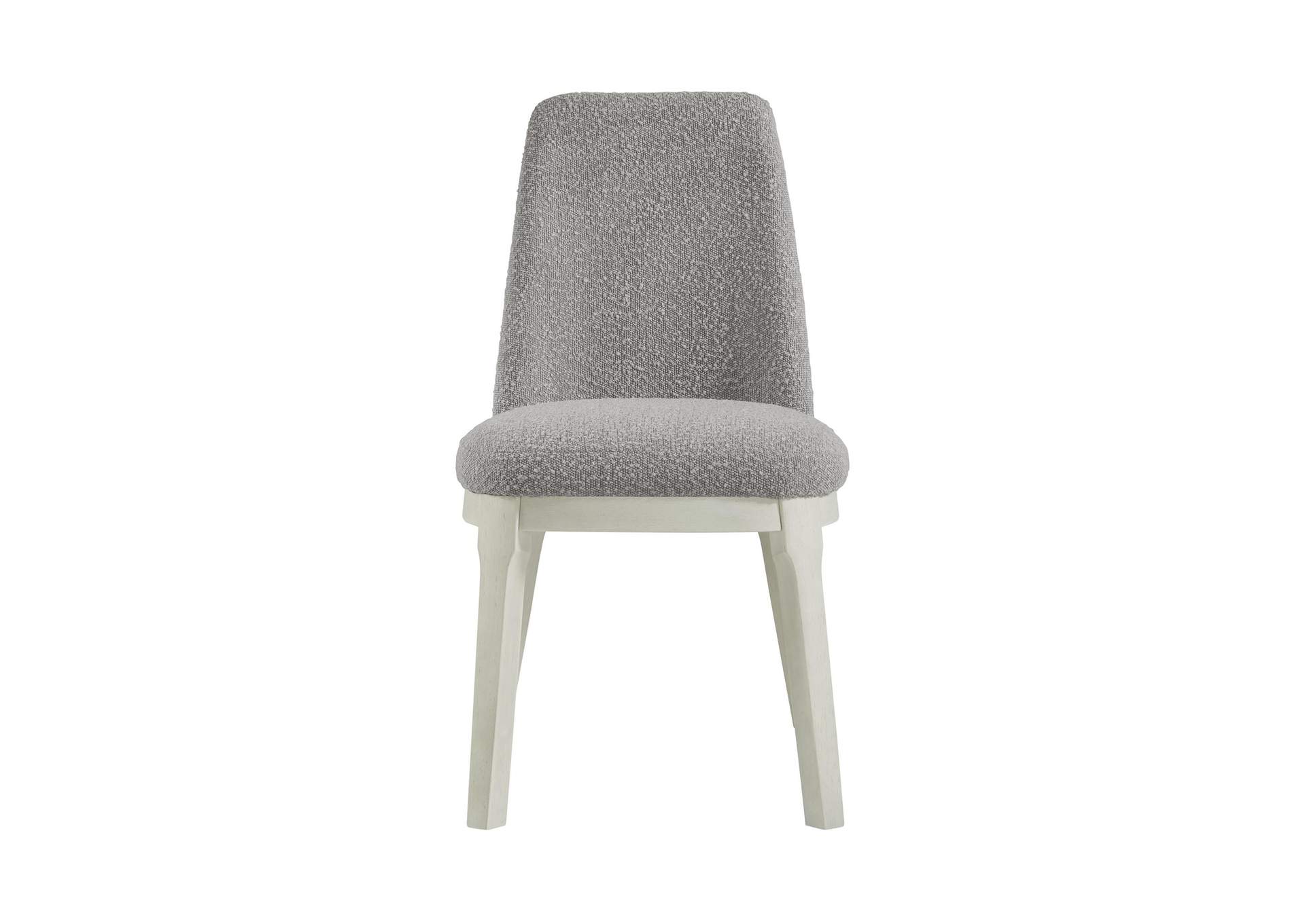 South Beach Dining Side Chair In Beige Boucle With Almond White 2 Per Carton image 5