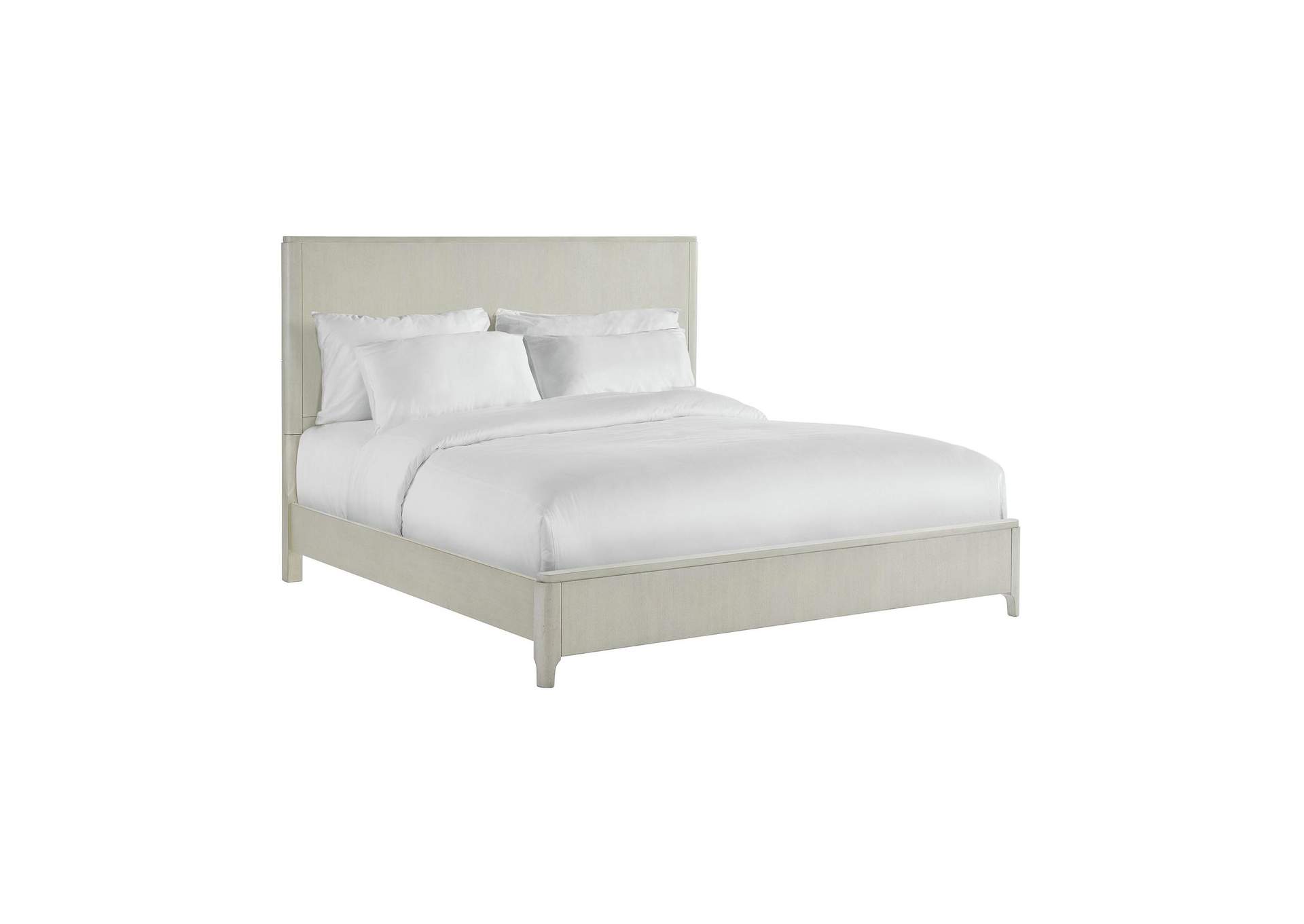 South Beach King Bed In Almond White image 3