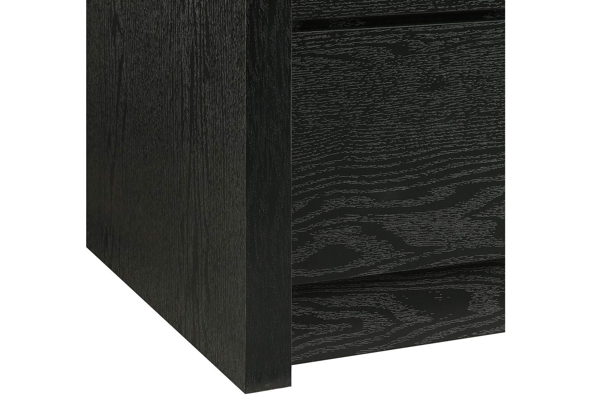 South Bend Dresser And Mirror Set In Black image 4