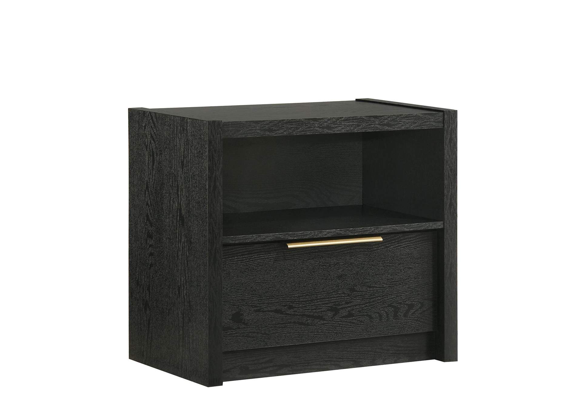 South Bend Nightstand With USB In Black image 7