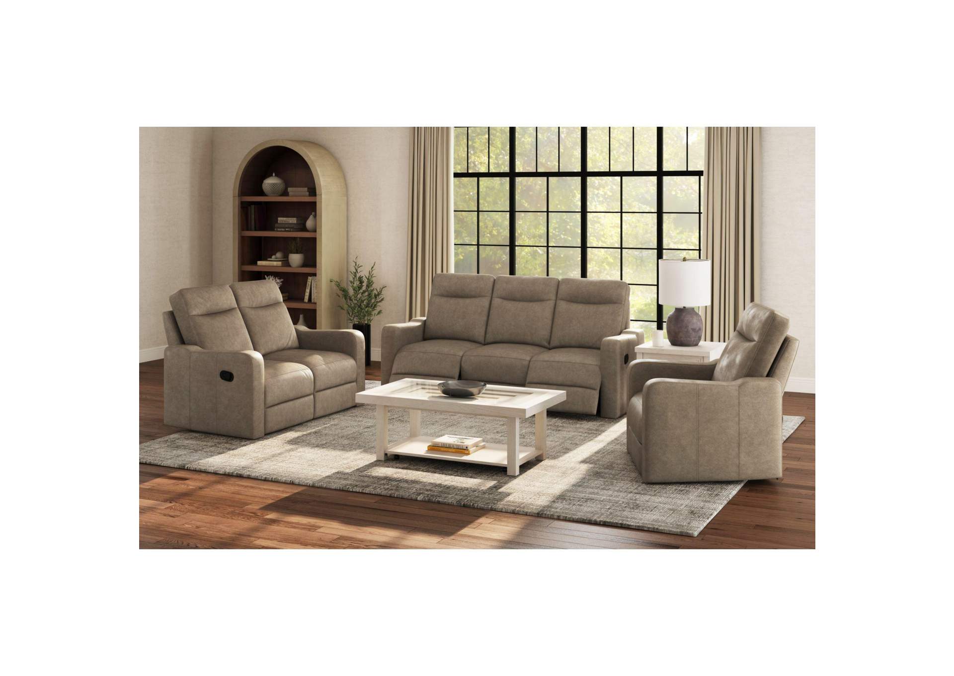 Stinger Motion Sofa In Sting Beige image 1