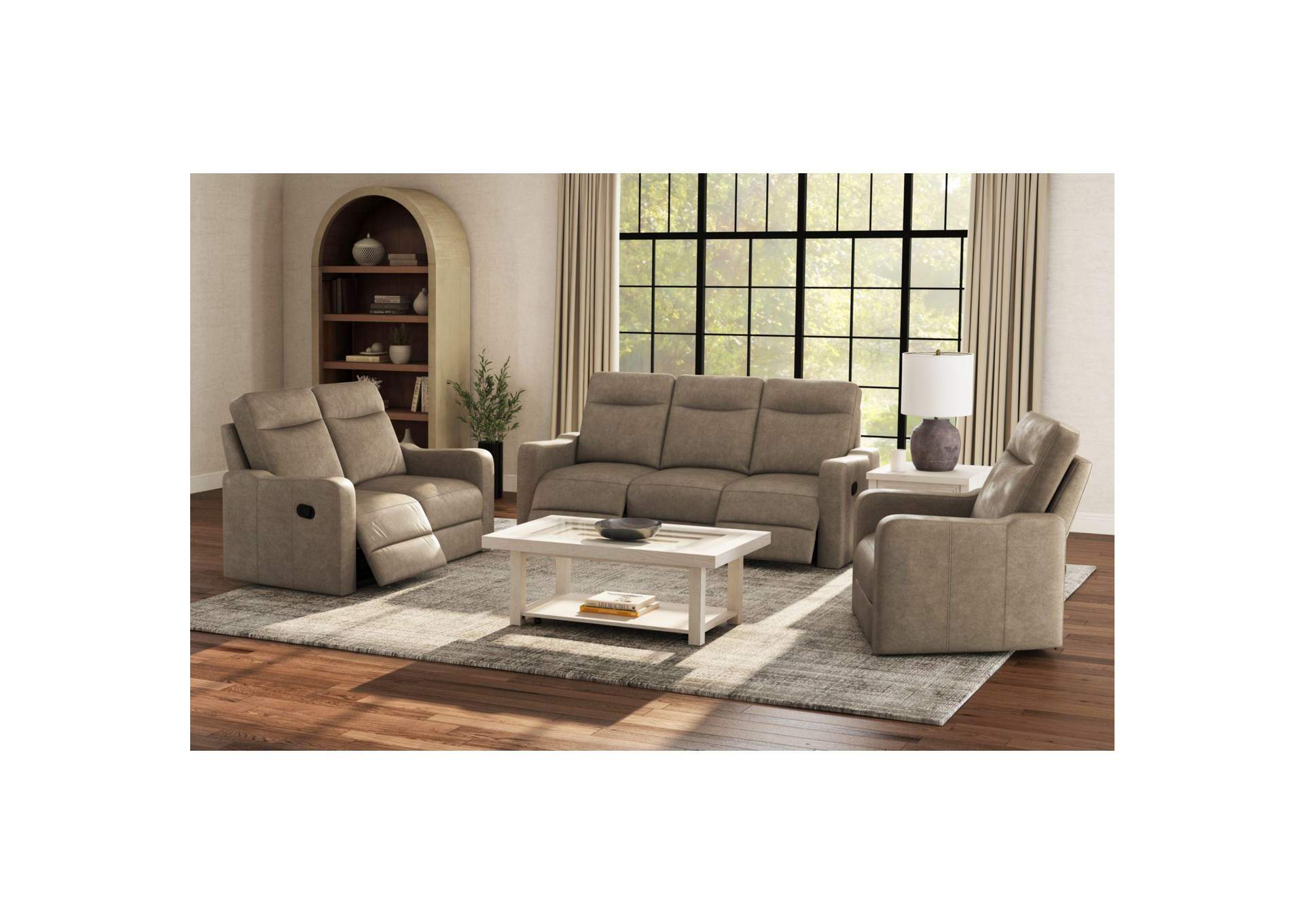 Stinger Motion Sofa In Sting Beige image 1