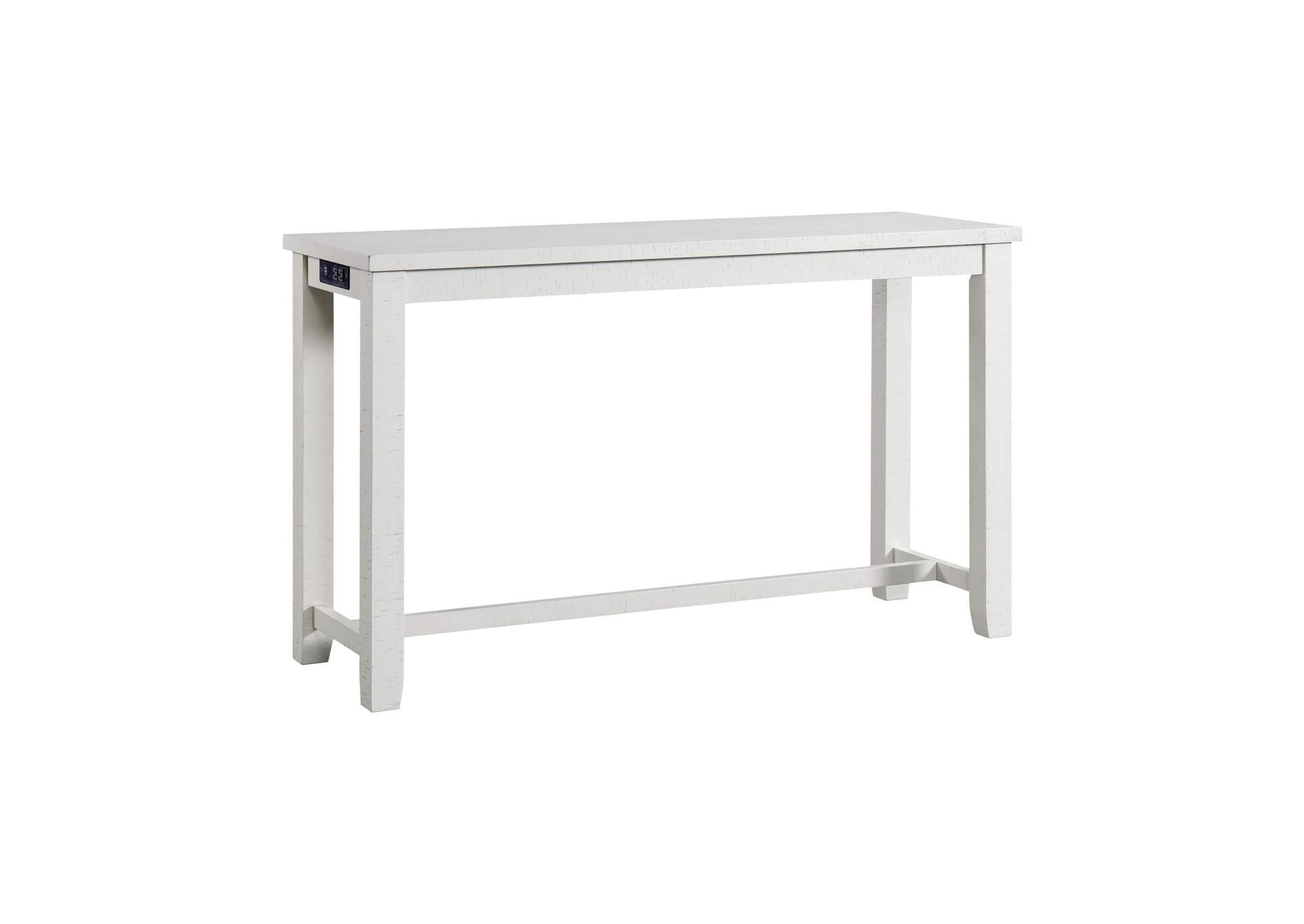 Stone Occasional Bar Table Single Pack In White Table Three Stools image 9