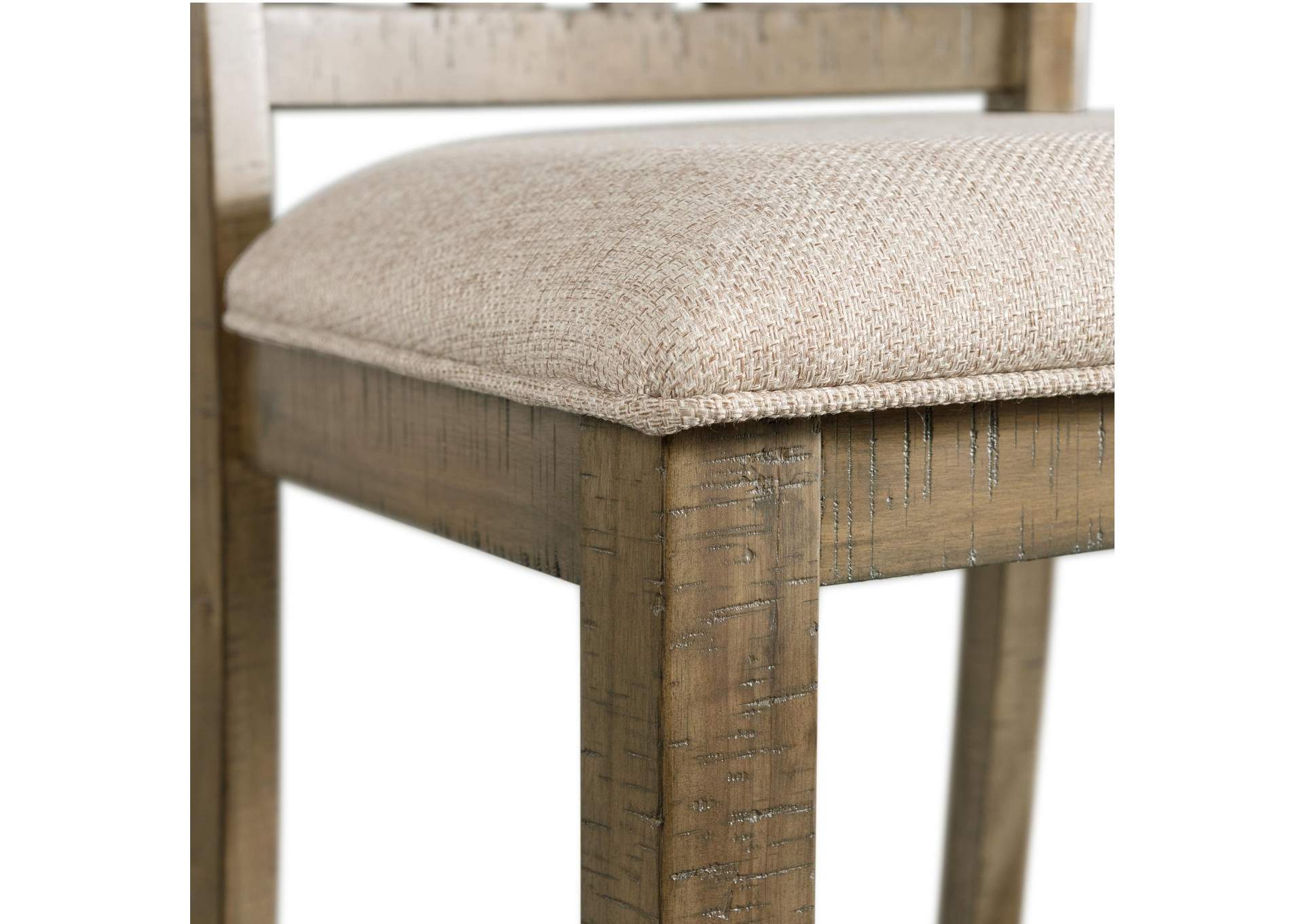 Stone Counter Wooden Slat Back Counter Side Chair Grey 2 Per Pack image 10