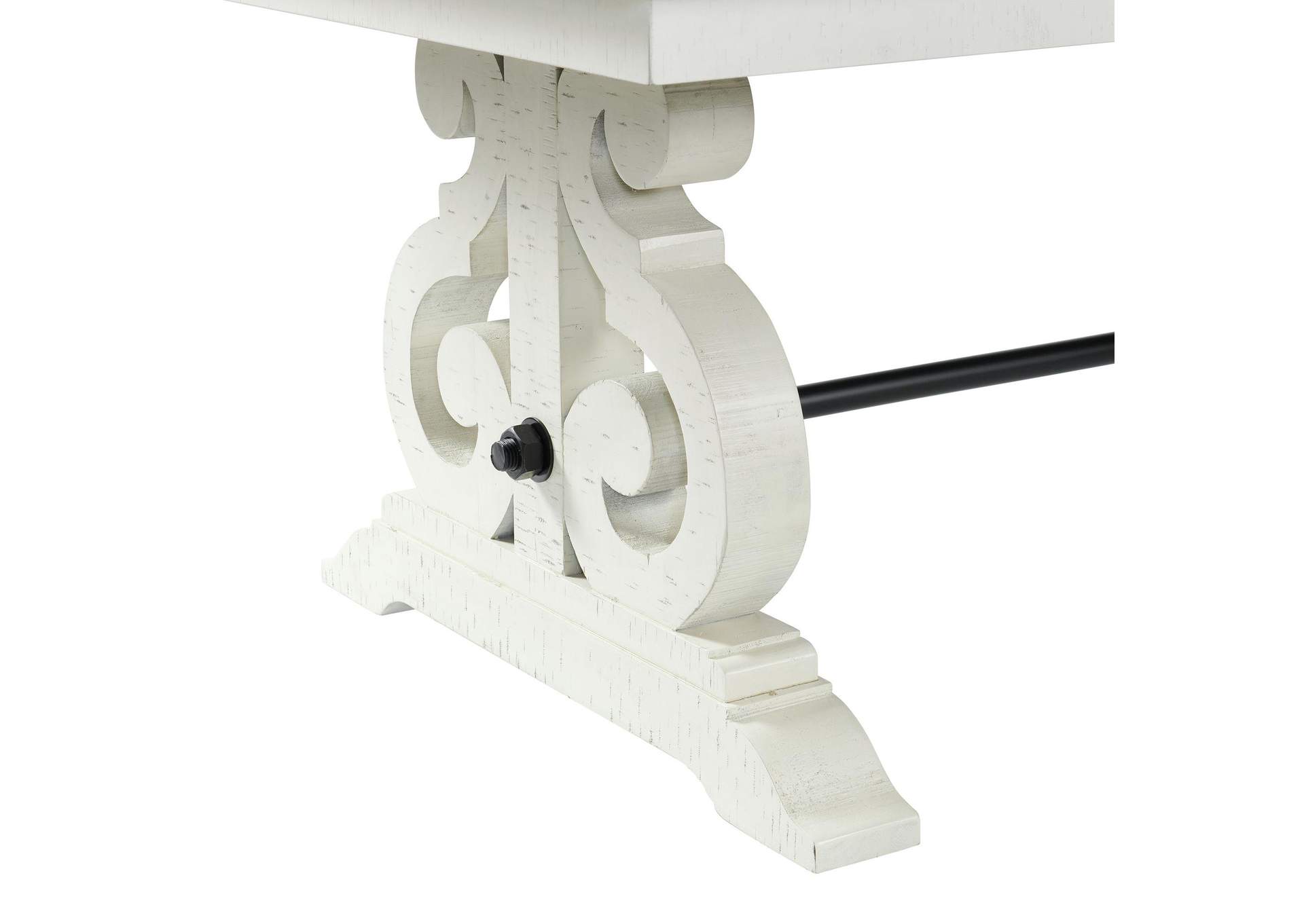 Stone Dining Table In White image 4