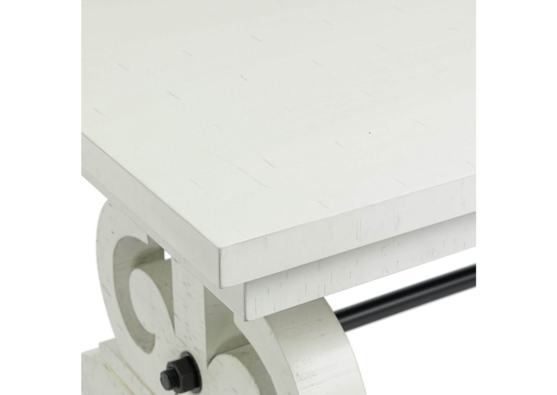 Stone Dining Table In White image 3