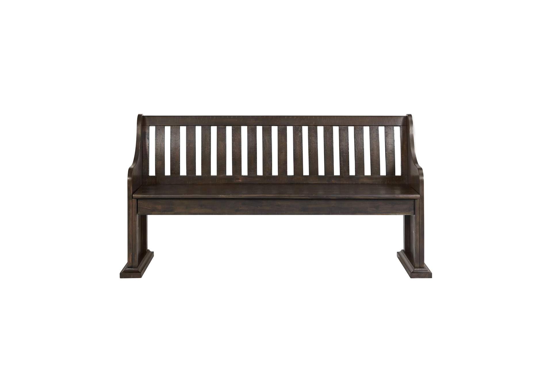 Stone Pew Bench With Storage image 4