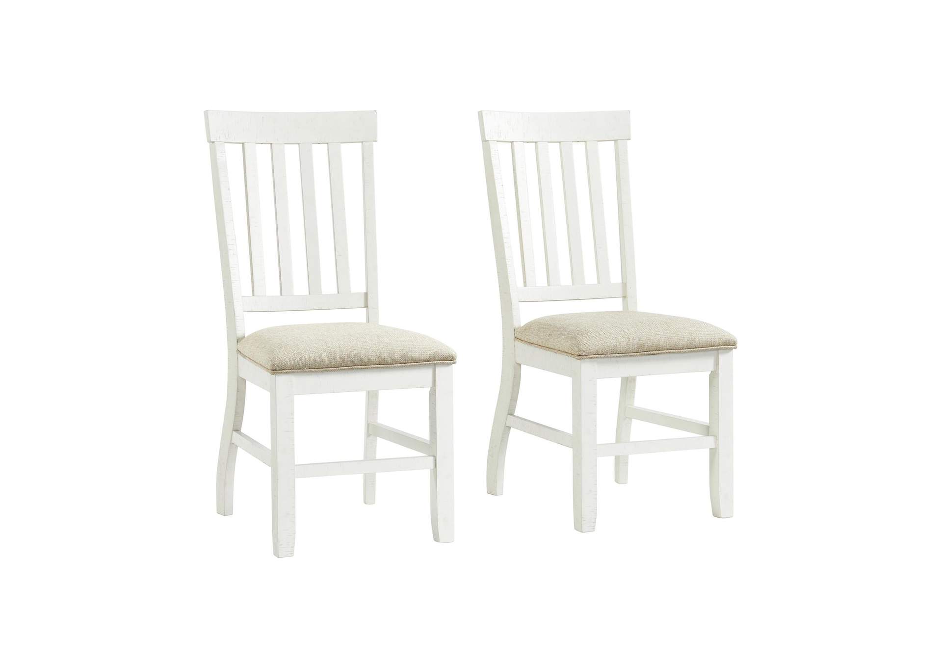 Stone Side Chair In White 2 Per Pack image 3