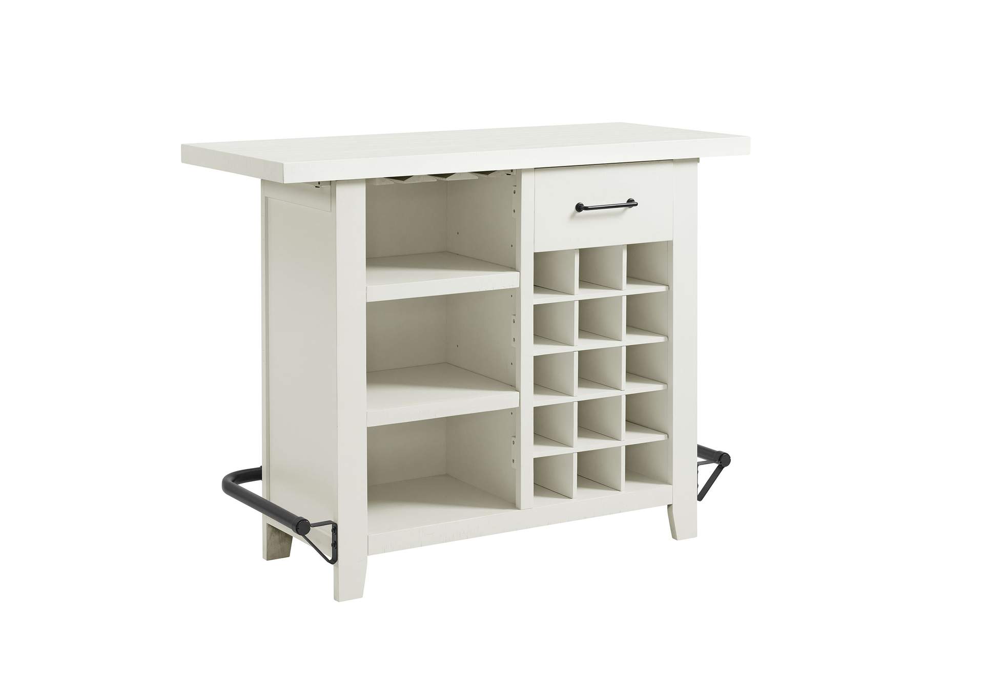 Stone Bar Set In White