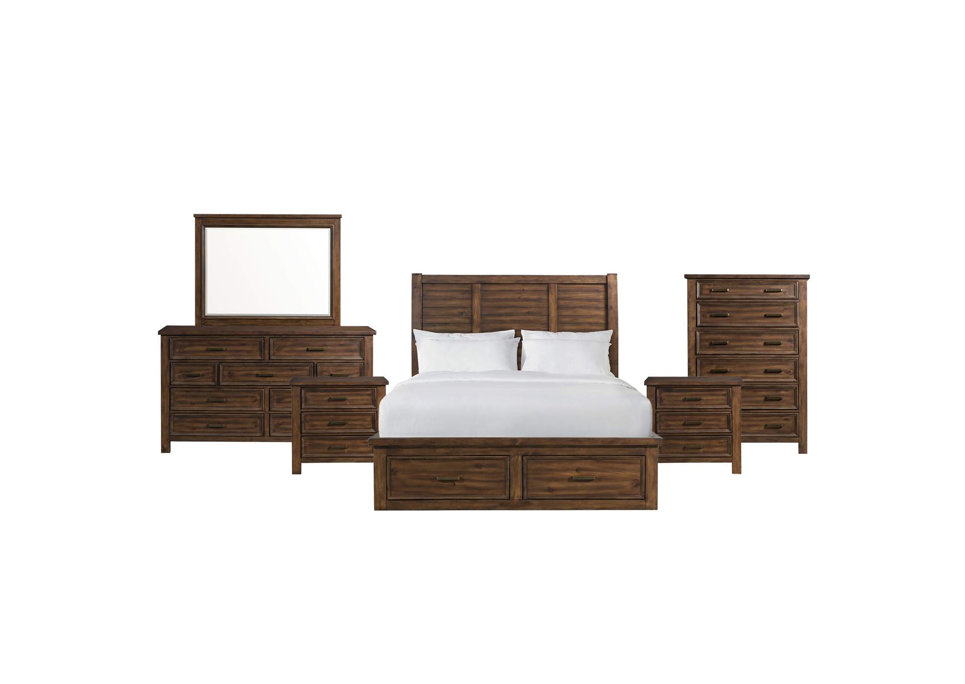 Sullivan Queen Storage 6 Piece Bedroom Set