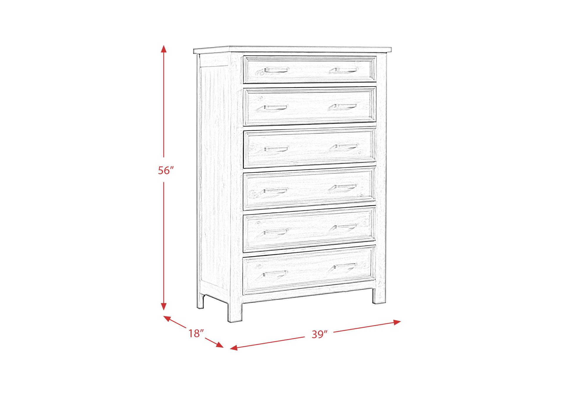 Sullivan Queen Storage 5 Piece Bedroom Set