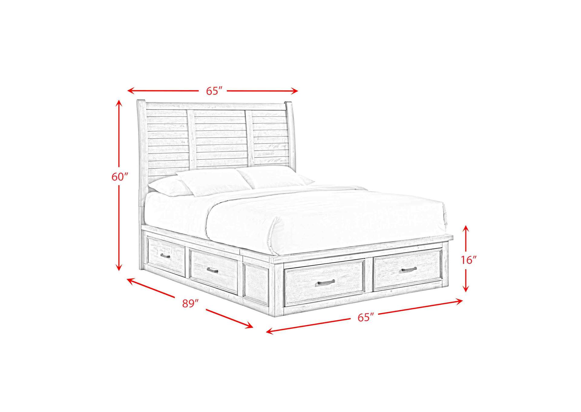 Sullivan Queen Storage Bed In Drift Grey image 7