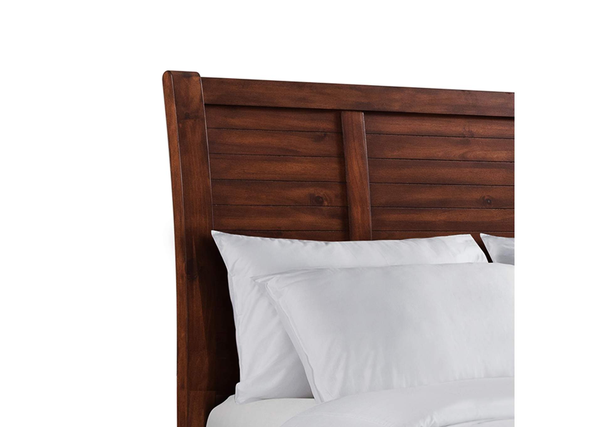 Sullivan Queen Storage Bed In Rich Cherry image 4