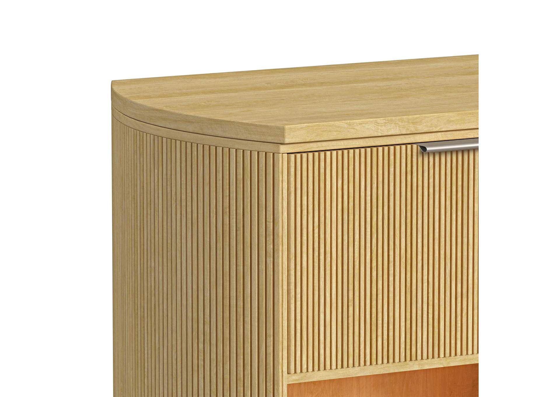 Sylvie 1 - Drawer Nightstand With Touch Light In Natural Led image 3
