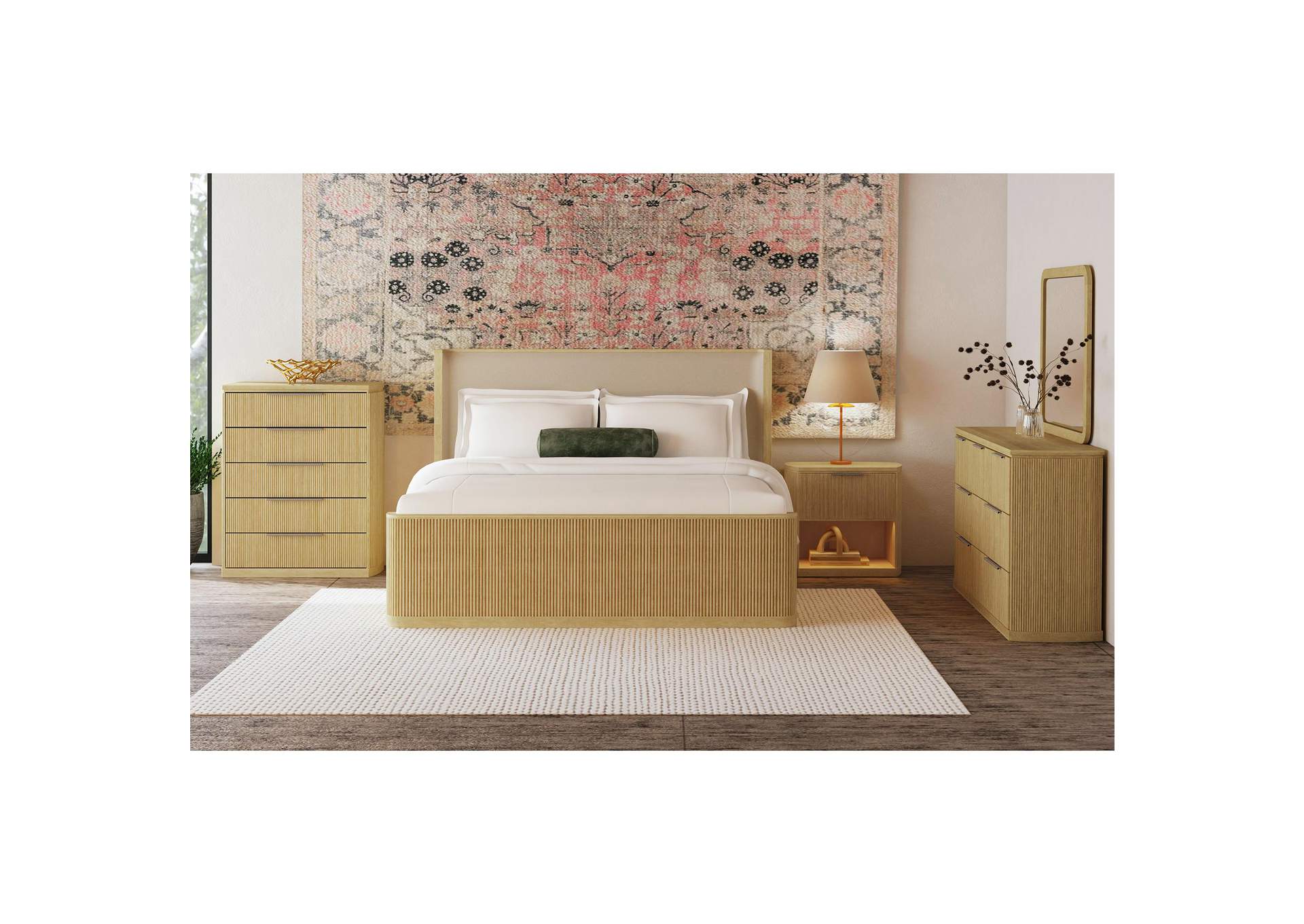 Sylvie 5 - Drawer Chest In Natural image 1